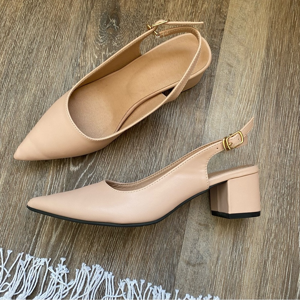 Shein 1.5 Inch Heels - Blush/nude